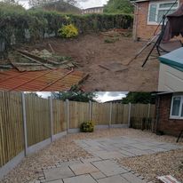 Garden transformation, Harlescott