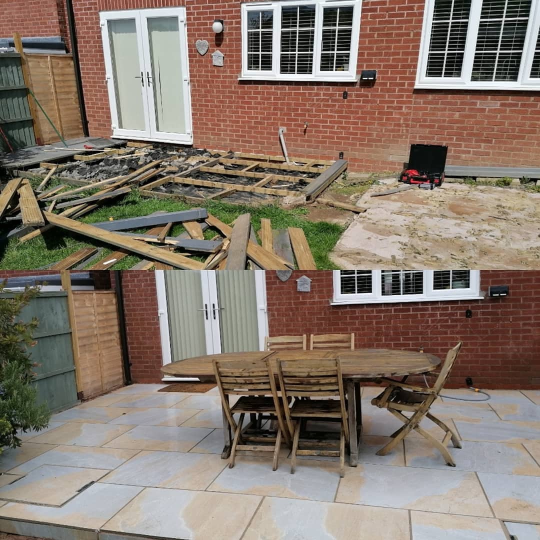 Porcelain patio, Radbrook