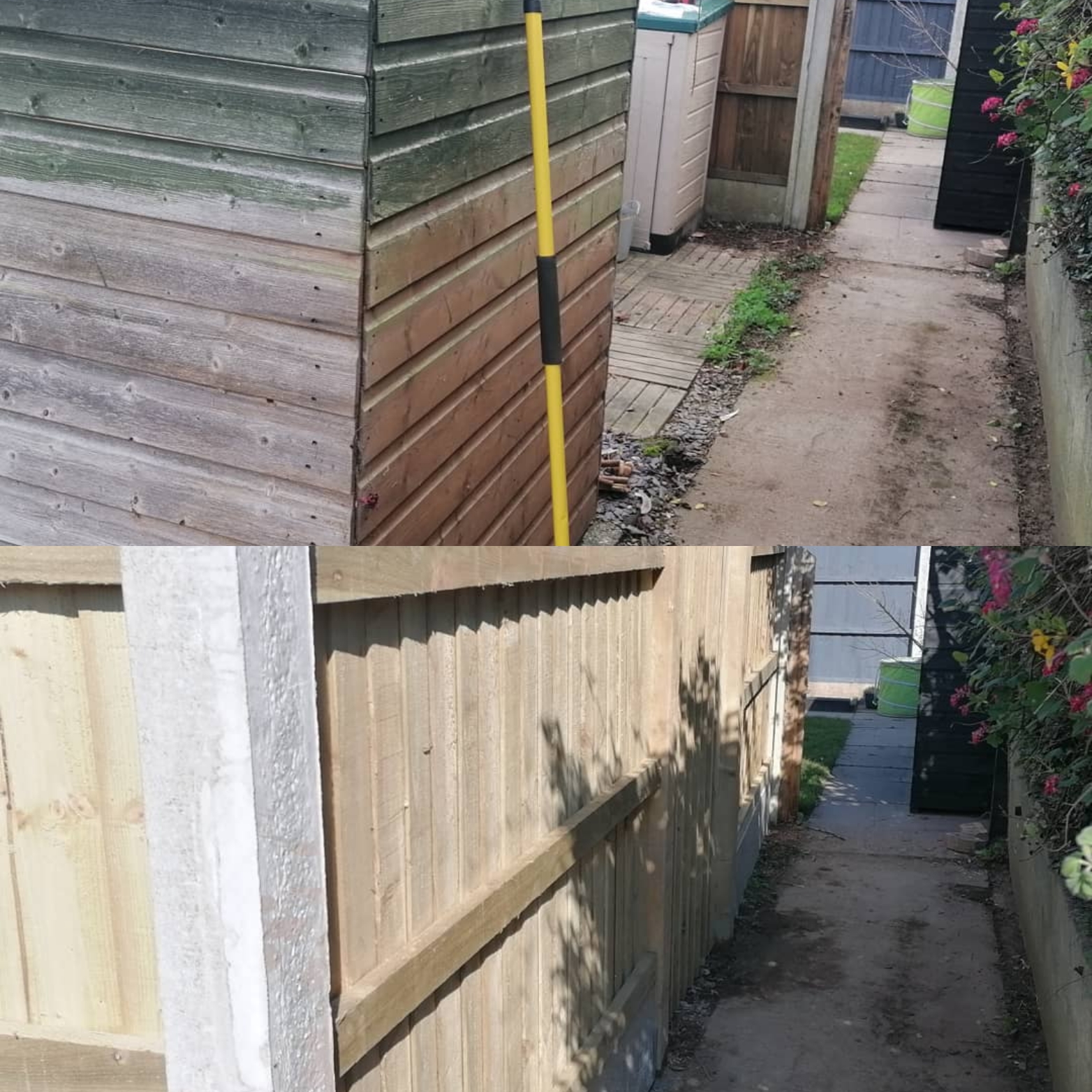 Garden fencing, Shrewsbury
